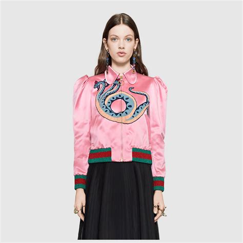 gucci woman bomber with hood|gucci blazers for women.